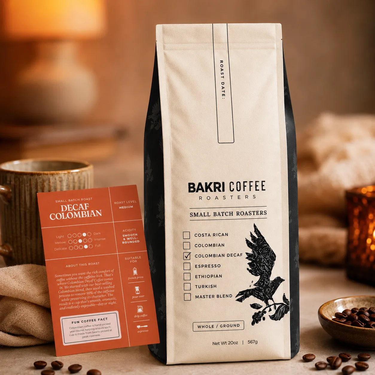 Colombian Decaf Bakri Coffee